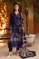 3-PC Unstitched Embroidered And Printed Viscose Gardenia by Nureh | NWG-88