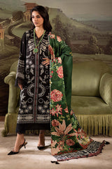 3-PC Unstitched Linen Signature Prints By Nureh | SP-178