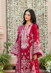 3-PC Unstitched Embroidered Lawn Ek Fasana By Kahf | KLB-1B MAHRANI