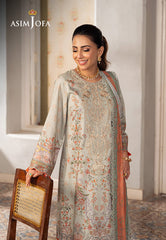 AJAR-02 - 3Piece - Aira Summer Print Collection By Asim Jofa