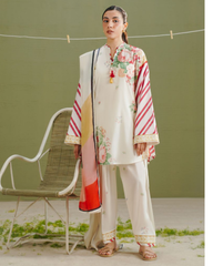 3-PC Unstitched Digital Prints Coco By Zara Shahjahan | Zeya-1A