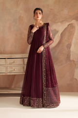 3-PC Unstitched Embroidered Net Chinon Chiffon By Iznik | CC-80