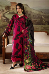 3-PC Unstitched Linen Signature Prints By Nureh | SP-177