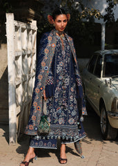 3-PC Unstitched Luxury Lawn Kalabagh By Hussain Rehar | Amalfi