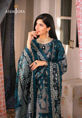 AJAR-25 - 3Piece - Aira Summer Print Collection By Asim Jofa