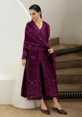 3-PC Unstitched Linen Embroidered Qline By Qalamkar | VEYRAН