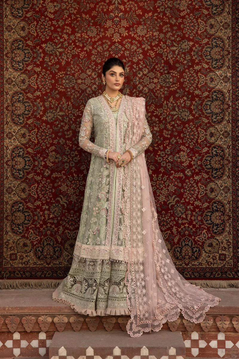 D-02 Moon Mist | 3PC Unstitched Suit Luxury Chiffon Dilkash By Lavish Premium