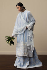 3-PC Unstitched Embroidered Pima Lawn Satori By Zara Shahjahan | Aoyomi-D1