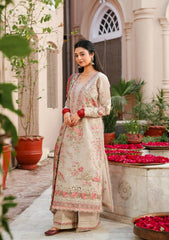 3-PC Unstitched Embroidered Lawn Ek Fasana By Kahf | KLB-6A SILSILA