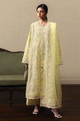 3-PC Unstitched Embroidered Pima Lawn Satori By Zara Shahjahan | HINATA - D3