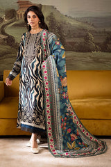 3-PC Unstitched Linen Signature Prints By Nureh | SP-171