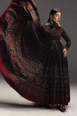 3-PC Unstitched Digital Printed Lawn Anarkali By Zara Shahjahan | Zarmeen