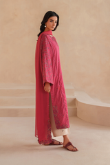 3-PC Unstitched Embroidered Exclusive Lawn By Iznik | UE-596