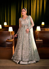 Formal Handwork Unstitched - 3 Piece Organza - Poly Net MOONVEIL By ELAF SERENADE