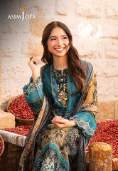 AJAR-22 - 3Piece - Aira Summer Print Collection By Asim Jofa