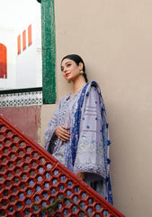 3-PC Unstitched Embroidered Lawn Ek Fasana By Kahf | KLB-7B NAZNEEN