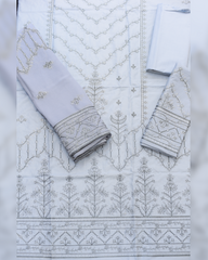3-PC Unstitched Lawn Embroidered Suit | EL-5
