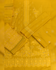 3-PC Unstitched Embroidered Lawn | EMB-2