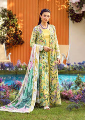 3-PC Unstitched Digital Printed Lawn By Elaf Premium | EPS-7A