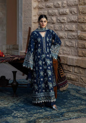 3-PC Unstitched Embroidered Karandi By Kahf Premium | KKH-09 CELESTIAL