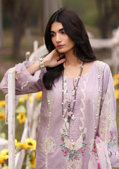 KFL-08B ELAYA | 3PC Unstitched Festive Lawn By Kahf Premium