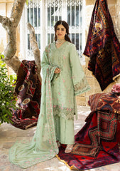 3-PC Unstitched Embroidered Karandi By Kahf Premium | KKH-09 CELESTIAL