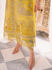 201 - A | 3 PC - Unstitched LA'HIRA Lawn  By Binilyas