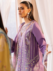 201 - B | 3 PC - Unstitched LA'HIRA Lawn  By Binilyas