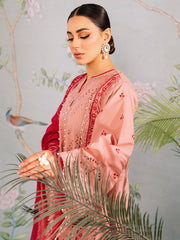 202 - B | 3 PC - Unstitched LA'HIRA Lawn  By Binilyas