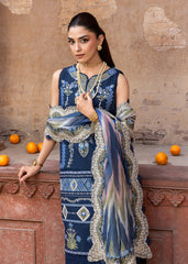 3-PC Unstitched Embroidered Lawn Breeze By Saira Shakira | RUNA-8-B