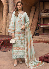 3-PC Unstitched Lawn Breeze By Saira Shakira | RUNA-8-A