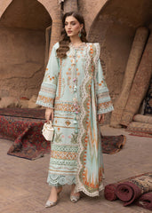 3-PC Unstitched Lawn Breeze By Saira Shakira | RUNA-8-A