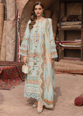 3-PC Unstitched Lawn Breeze By Saira Shakira | RUNA-8-A