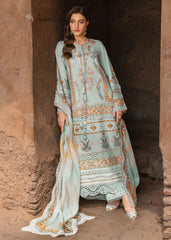 3-PC Unstitched Embroidered Lawn Breeze By Saira Shakira | RUNA-8-A