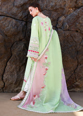 3-PC Unstitched Embroidered Lawn Breeze By Saira Shakira | NOOR-2-B