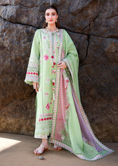 3-PC Unstitched Embroidered Lawn Breeze By Saira Shakira | NOOR-2-B