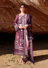 3-PC Unstitched Embroidered Lawn Breeze By Saira Shakira | NOOR-2-A
