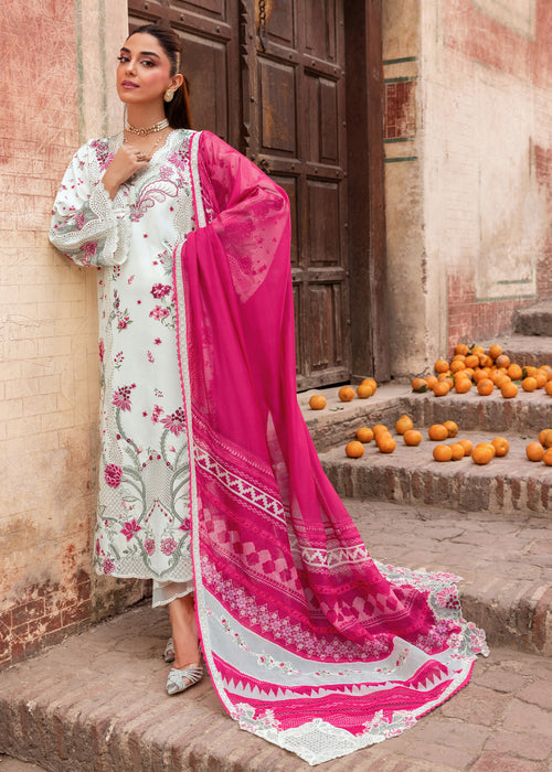 3-PC Unstitched Embroidered Lawn Breeze By Saira Shakira | IVY-1-A