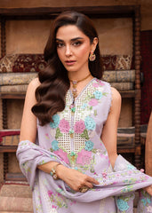 3-PC Unstitched Embroidered Lawn Breeze By Saira Shakira | ROSE-6-B