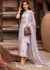 3-PC Unstitched Embroidered Lawn Breeze By Saira Shakira | ROSE-6-B