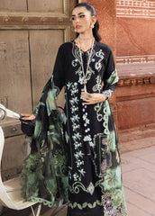 3-PC Unstitched Embroidered Organza Lawn Bloom By Saira Shakira | ELISE 1A
