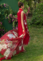 3-PC Unstitched Embroidered Organza Lawn Bloom By Saira Shakira | ELISE 1B