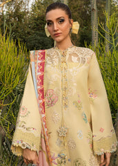3-PC Unstitched Embroidered Organza Lawn Bloom By Saira Shakira | MAELLE 1A