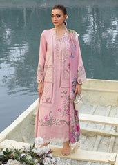 3-PC Unstitched Embroidered Organza Lawn Bloom By Saira Shakira | IRIS 1A