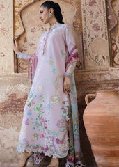 3-PC Unstitched Embroidered Organza Lawn Bloom By Saira Shakira | MAELLE 1B