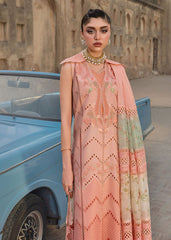 3-PC Unstitched Embroidered Organza Lawn Bloom By Saira Shakira | AMBRE 1B