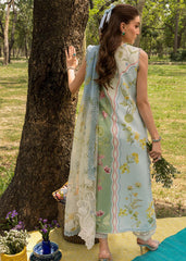 3-PC Unstitched Embroidered Organza Lawn Bloom By Saira Shakira | LANA 1A
