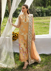 3-PC Unstitched Embroidered Organza Lawn Bloom By Saira Shakira | LILY 1B