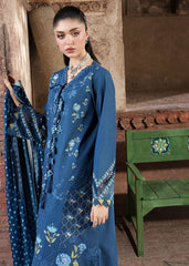 3-PC Unstitched Embroidered Organza Lawn Bloom By Saira Shakira | LILY 1A