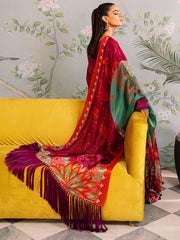 203 - B | 3 PC - Unstitched LA'HIRA Lawn  By Binilyas